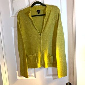 Eileen Fisher XL zip up sweater
